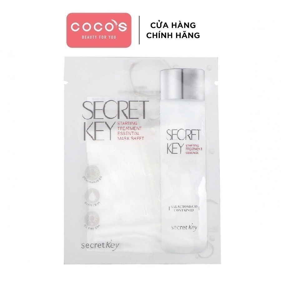 [Mã COSCOCOT4 -8% đơn 250K] Mặt nạ &quot;Nước Thần&quot; Dưỡng Da Secret Key Treatment Essential Mask 30g