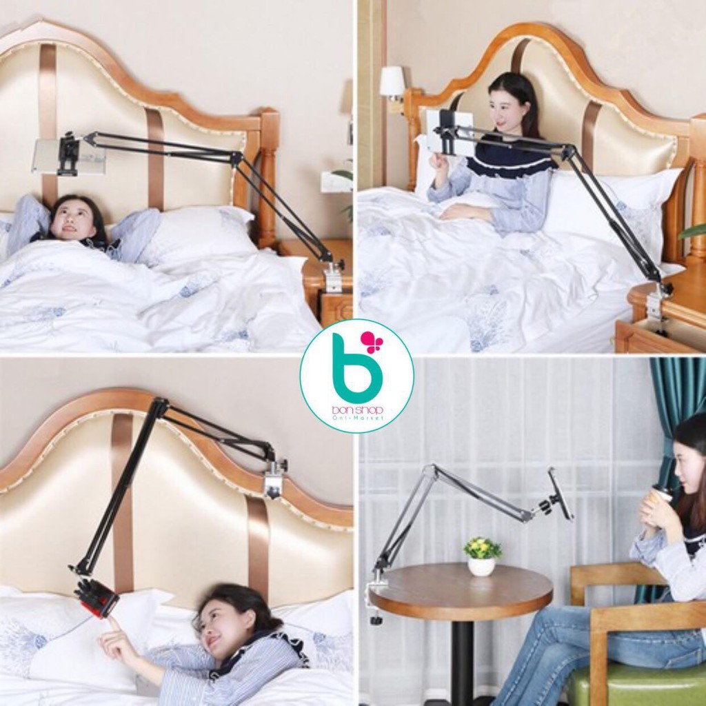 Kẹp Ipad iPhone Stands Đầu Giường Tiện Dụng Đa Năng. | BigBuy360 - bigbuy360.vn