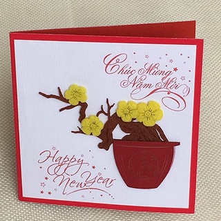 ThiệpTết vuông, thiệp chào mừng Quốc Tế Phụ Nữ 8-3, nhà giáo nhiều màu sắc, thiết kế hiện đại  - VPP Trí Tuệ