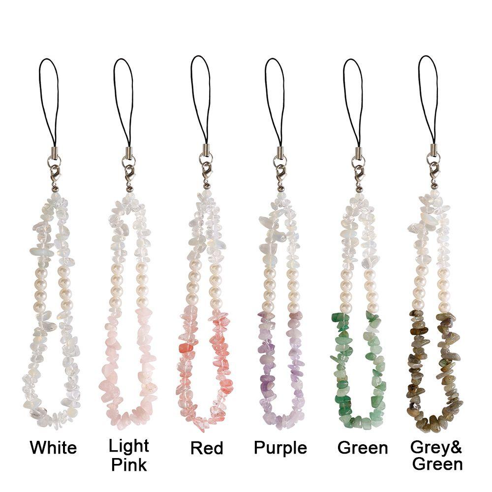 Dây Treo Điện Thoại Đính Hạt Ngọc Trai Chống Thất Lạc Tiện Dụng