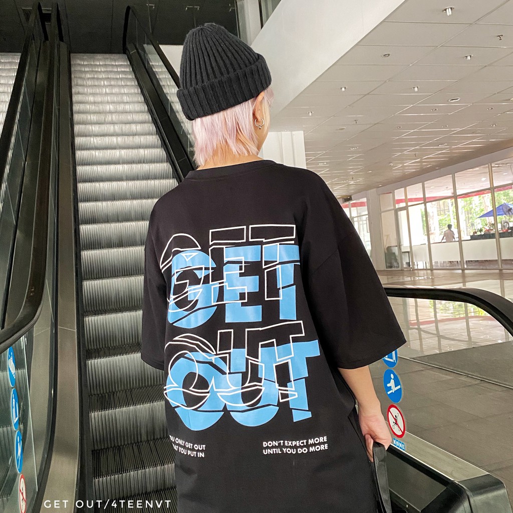 Áo thun GET OUT (Tặng kèm túi Tote)