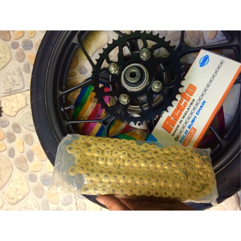 Sên Vàng Recto 428SB 9Ly - 428HSB 10Ly 124L - 132L Made in Malaysia