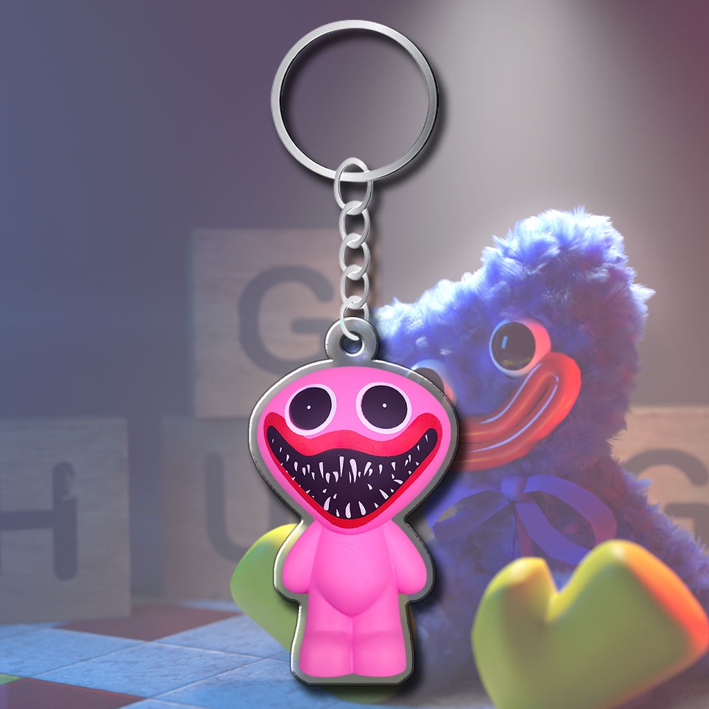 Móc khóa họa tiết Huggy Wuggy From Poppy Playtime dễ thương