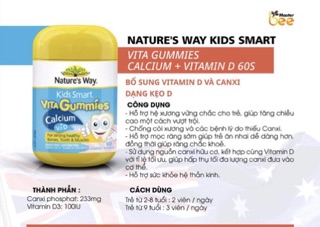 Kẹo Dẻo Canxi - NATURE'S WAY