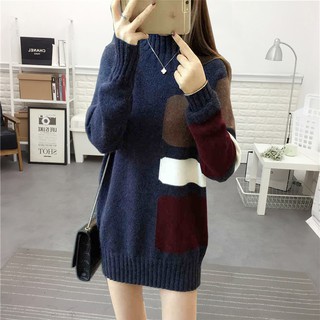 ÁO LEN DÁNG DÀI Ô CHE KHUYẾT ĐIỂM CƠ THỂ-xanh than