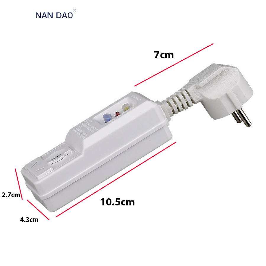 Ổ Cắm Tự Động Chống giật NB-ZF30-16 PRCD 16A 220V