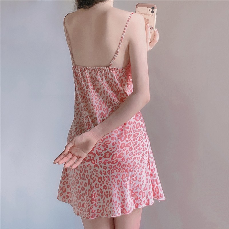 [VÁY - BEO HỒNG] Sx547- váy ngủ lụa satin quyến rũ - đầm ngủ mặc nhà- Camluu99