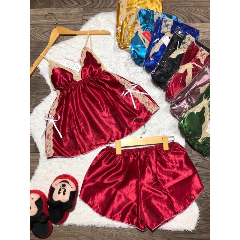 Đồ ngủ 2 dây sexy(SIZE 40-80KG), Đồ ngủ bigsize có mút ngực chất phi hai dây chất mịn quyến rũ, 5