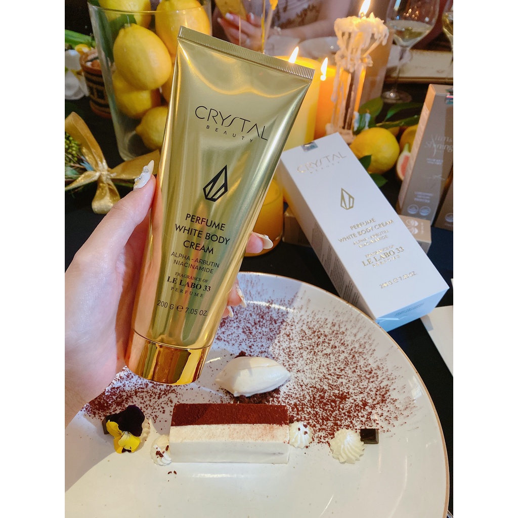 Kem Dưỡng Thể Body Perfume White Body Cream Crystal Hương Nước Hoa Le Labo 33