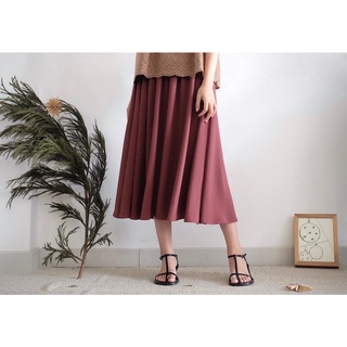 Chicka Chicka - Chân váy Basic skirt No.2 - Brown