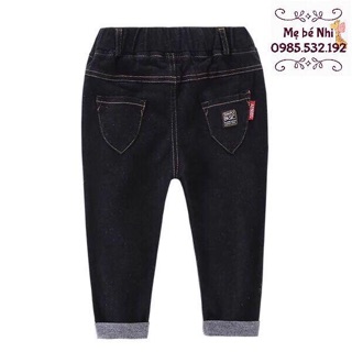 Quần jean đen trơn simple basic hàng qccc