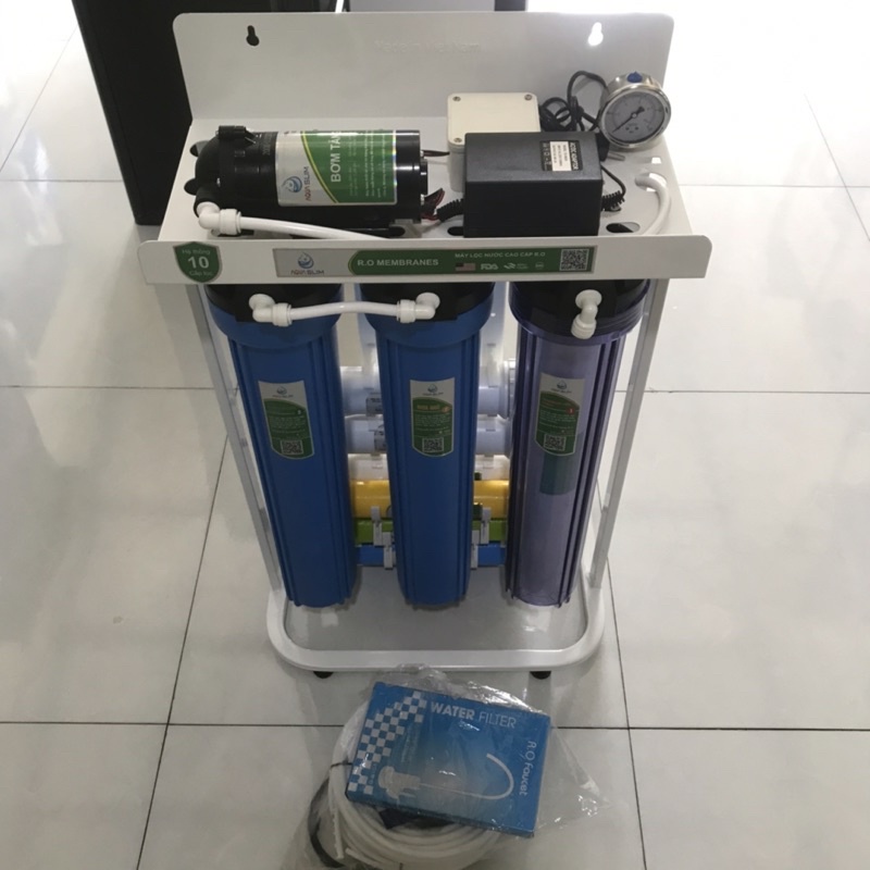 máy lọc bán công nghiệp RO AQUA 10 cấp lọc 40 - 80 lít/ giờ, có giá sỉ