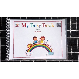 My busy book full 20 topics kèm file nghe quét mã QR