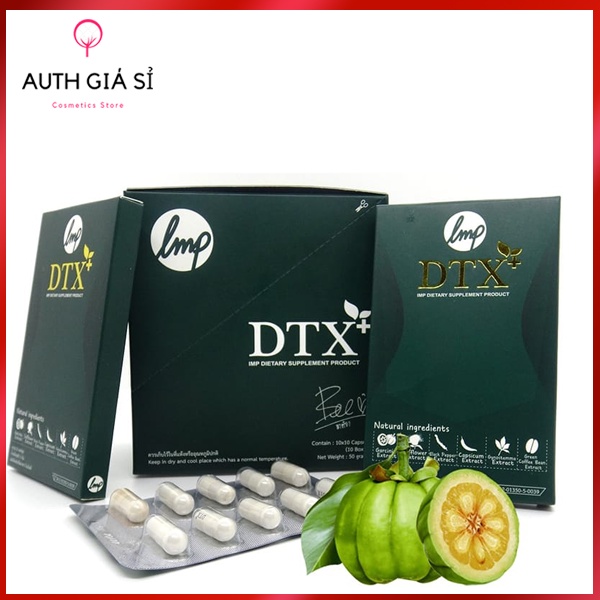 Viên Uống Thải Độc Giảm Cân DTX+  IMP Supplement Product Thái Lan 100 viên