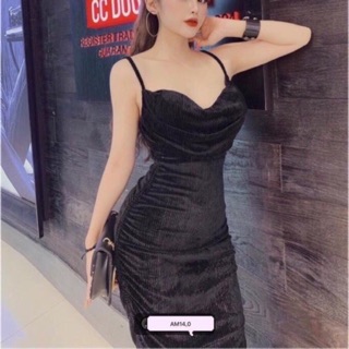 Đầm body nhung bigsize