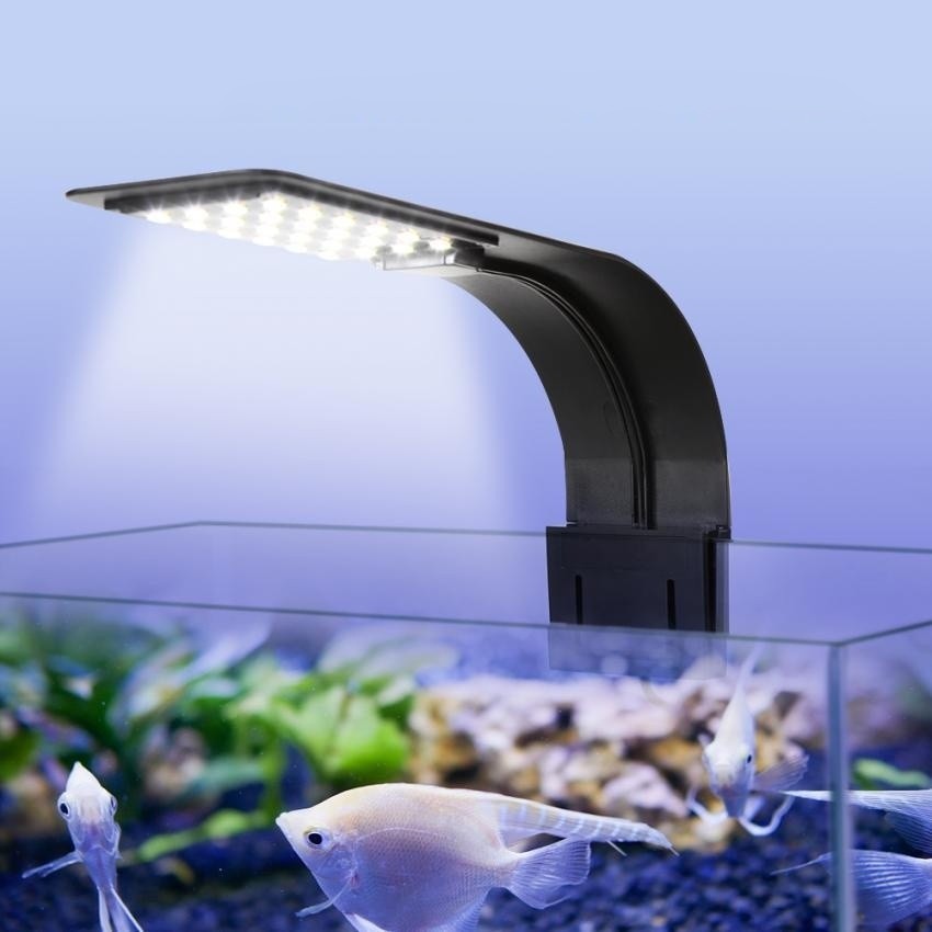 Đèn LED Bể Cá Siêu Mỏng (23cm) Đen