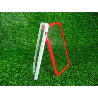 Ốp iphone 5/6plus/7plus/x/xs lưng trong viền màu đỏ, trắng
