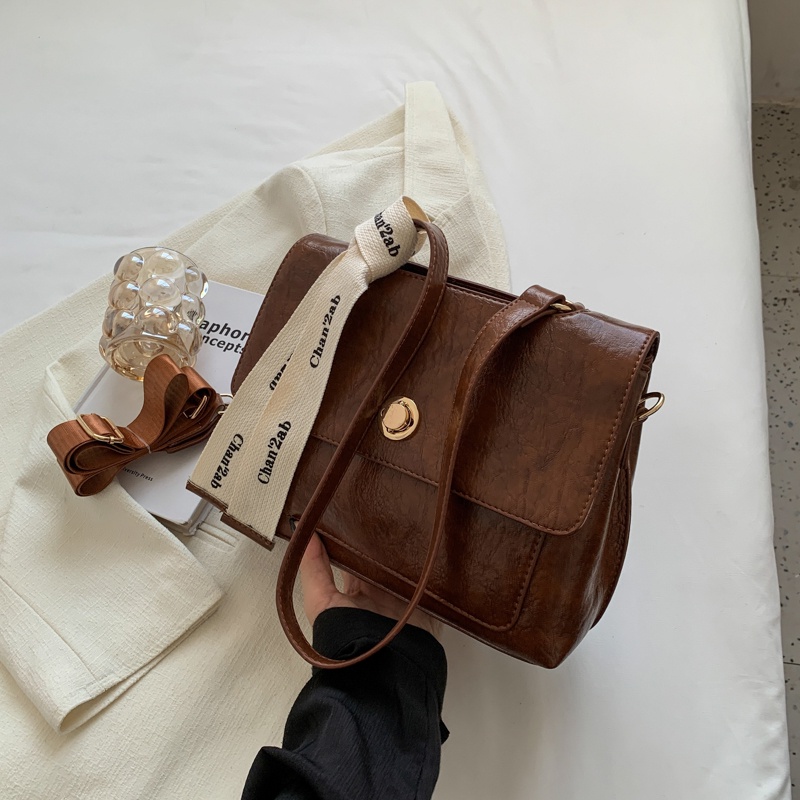 Túi Xách Đeo Chéo Phong Cách retro Đơn Giản Cho Nữ