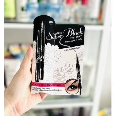 Kẻ mắt Mistine Super Black Eyeliner Flow Power