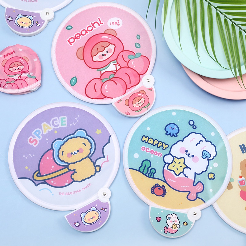 Quạt gấp gọn tự bung bỏ túi siêu tiện lợi