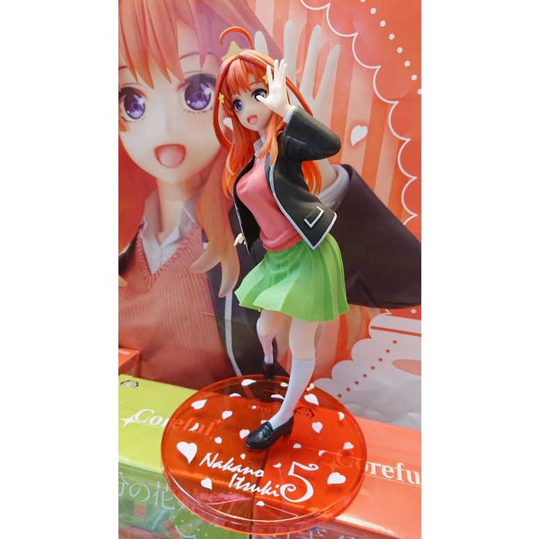 Mô Hình Figure Chính Hãng Anime Gotoubun no Hanayome ∬, Nakano Itsuki, Coreful Figure, Seifuku ver (TAITO) Chính Hãng