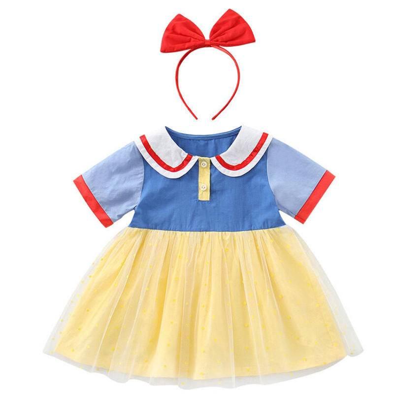 Girls' summer Snow White dress