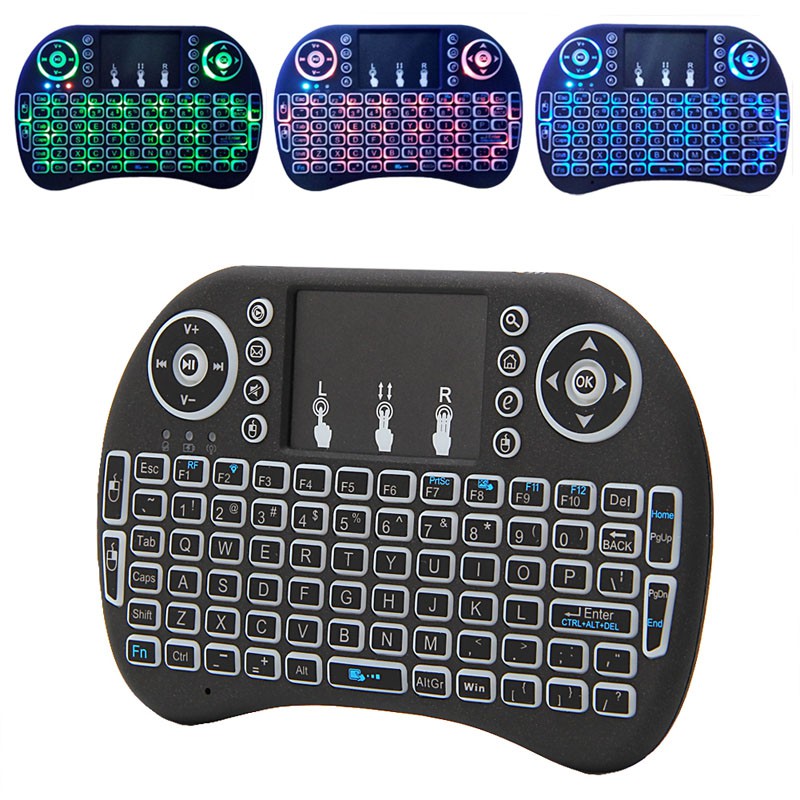 2.4G Mini Backlit Wireless Touchpad Keyboard Air Mouse For PC Pad Android TV Box