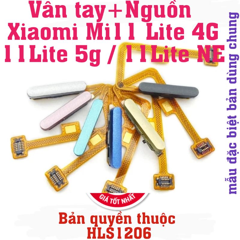 Cảm biến vân tay cho Xiaomi Mi 11 Lite 4G/5G Lite NE chính hãng