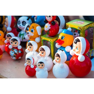 Lật đật Nga - cô gái Nga số 1 (cao 11 cm)