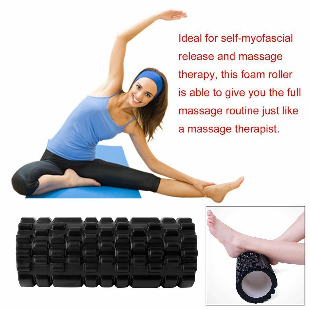 Con Lăn Xốp Eva 33cm X 14cm Hỗ Trợ Mát Xa Giảm Đau Cho Người Tập Yoga
