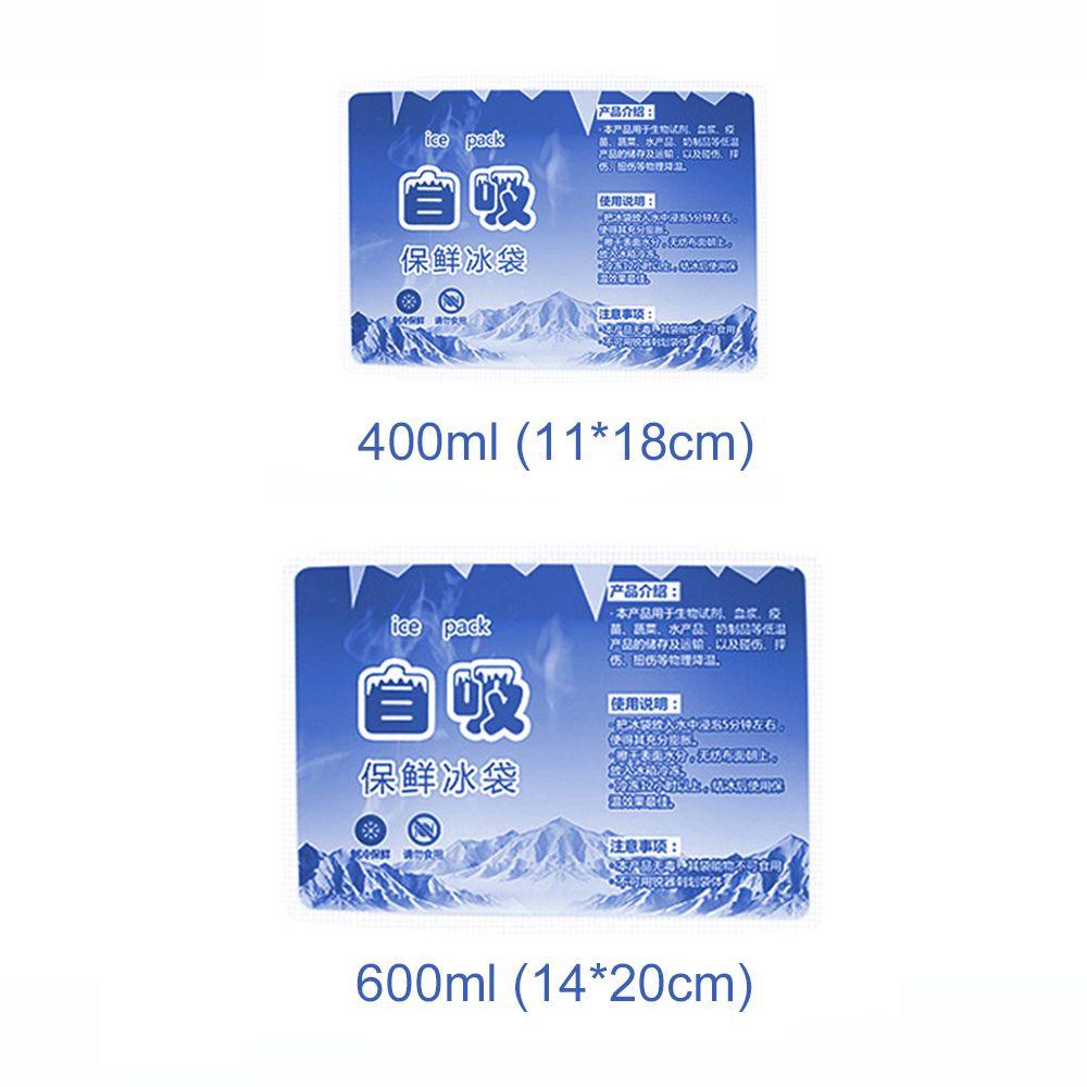 WATTLE Bộ 10 Túi Làm Đá Giữ Thức Ăn Tươi Ngon Hấp Thụ Nước Tự Động