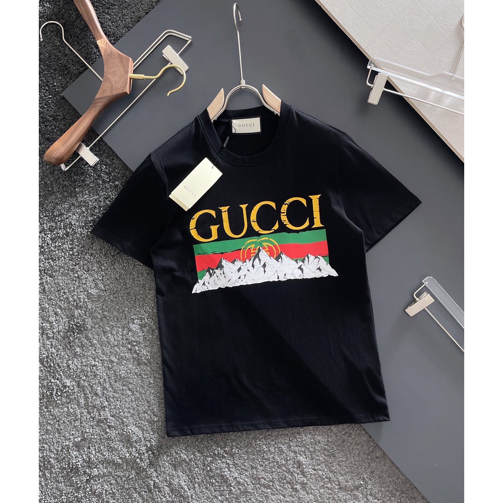 Áo thun nam cao cấp vfa thời trang GUCCI GG CG thiết kế trẻ trung với họa tiết thương hiệu kinh điển mang đến sự thu hút