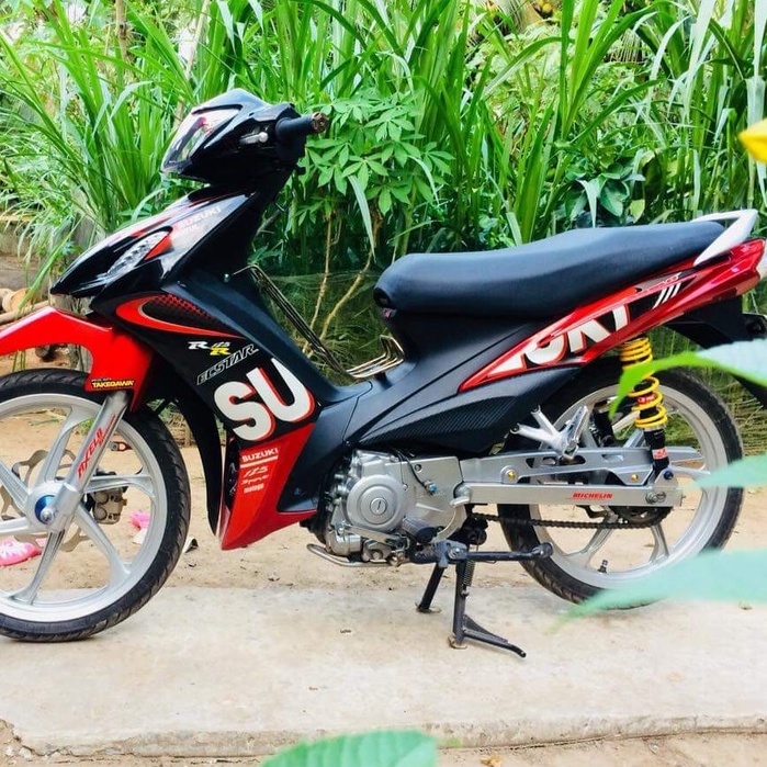 Tem Rời Axelo 125 RR Đỏ Đen - Tem Đẹp