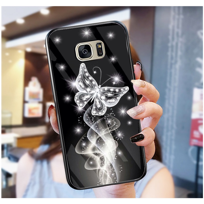 Ốp Lưng SAMSUNG GALAXY S7,S7 EDGE Ốp kính bóng cao cấp mới nhất