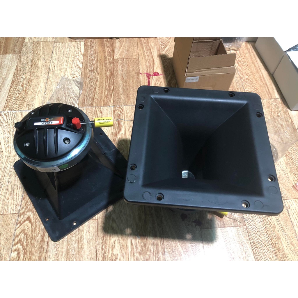 Treble kèn 450 nắp nhôm từ 120 côn 45 + họng + tụ 2,2uf / giá 1 chiếc