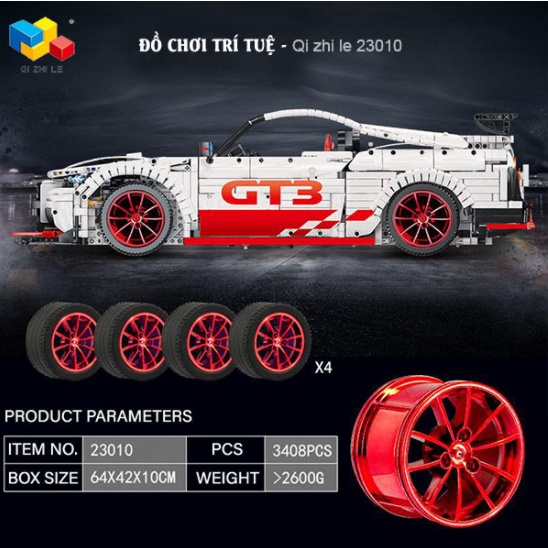 Lego lắp ghép ô tô- đồ chơi mô hình Siêu xe GT điều khiển từ xa-Hàng cao cấp. Bảo hành 12 tháng toàn quốc