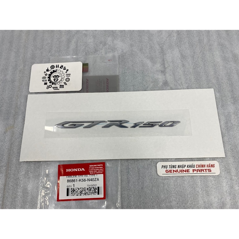 TEM CHỮ NỔI - LOGO NỔI - SUPRA GTR 150,..- PTNKCH