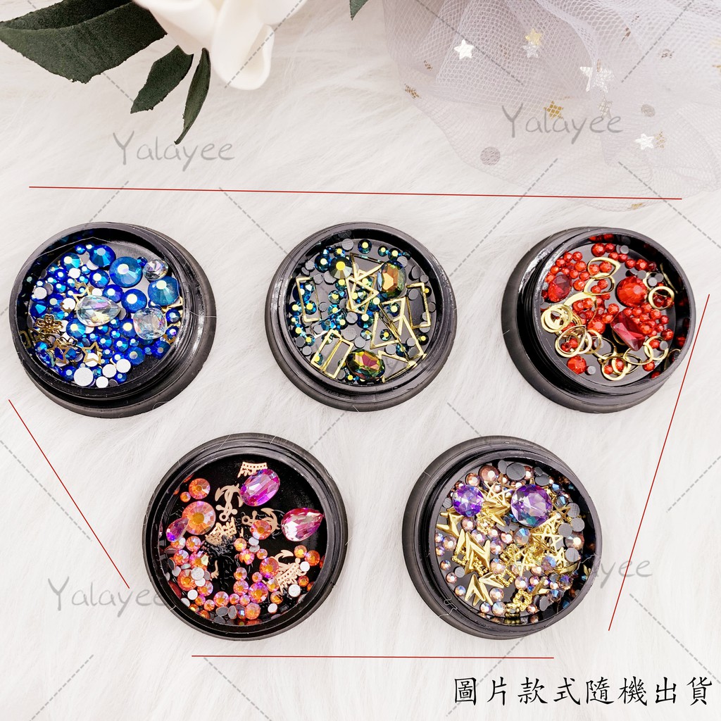 Đinh Tán Kim Loại Hỗn Hợp Hỗn Hợp Đính Móng Nghệ Thuật