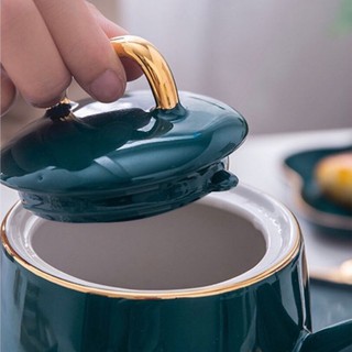Bộ ấm trà cao cấp xanh ngọc bích