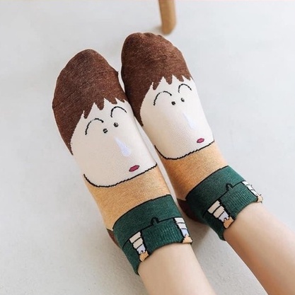 TẤT VỚ CỔ NGẮN HÌNH SHIN ĐÁNG YÊU