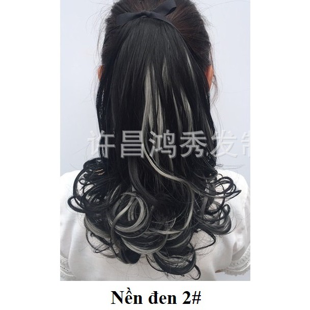 Tóc cột line Xám khói Sỉ 40k