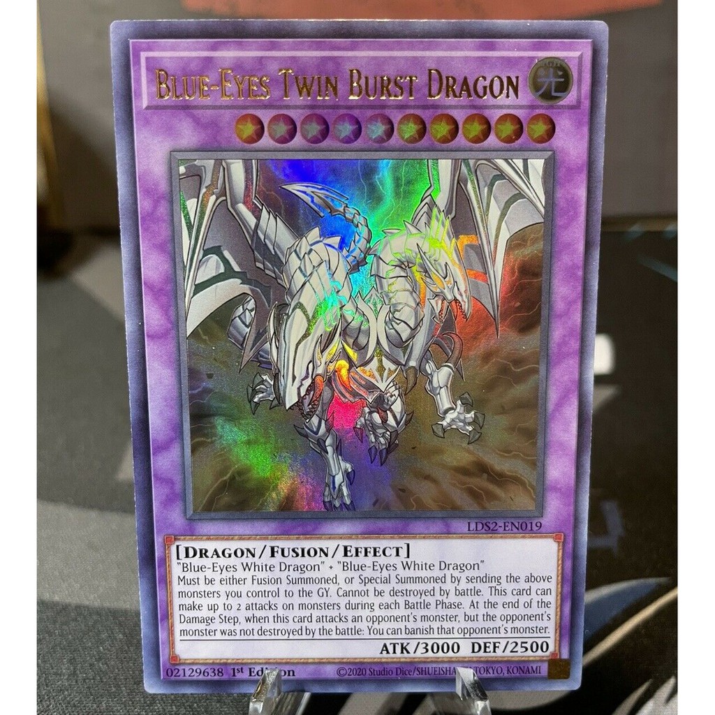 Bài Yugioh OCG - Blue Eyes Twin Burst Dragon