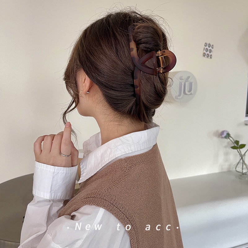 Kẹp Tóc Càng Cua Cỡ Lớn Chống Trượt Mùa Hè Hàn Quốc Cho Nữ