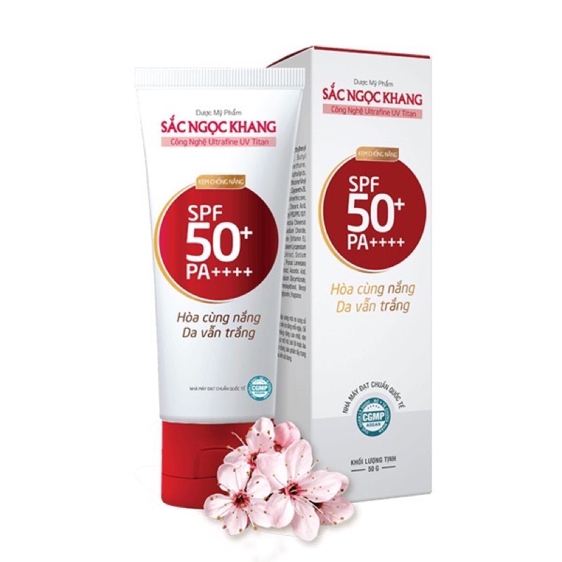 ✅Kem chống nắng sắc ngọc khang ( 50g )