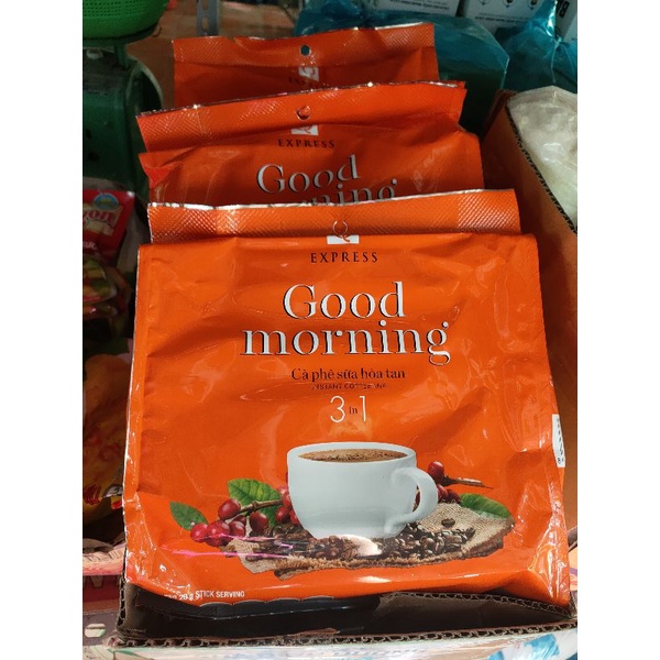 Cà Phê 3in1 Good Morning Trần Quang 24 ống