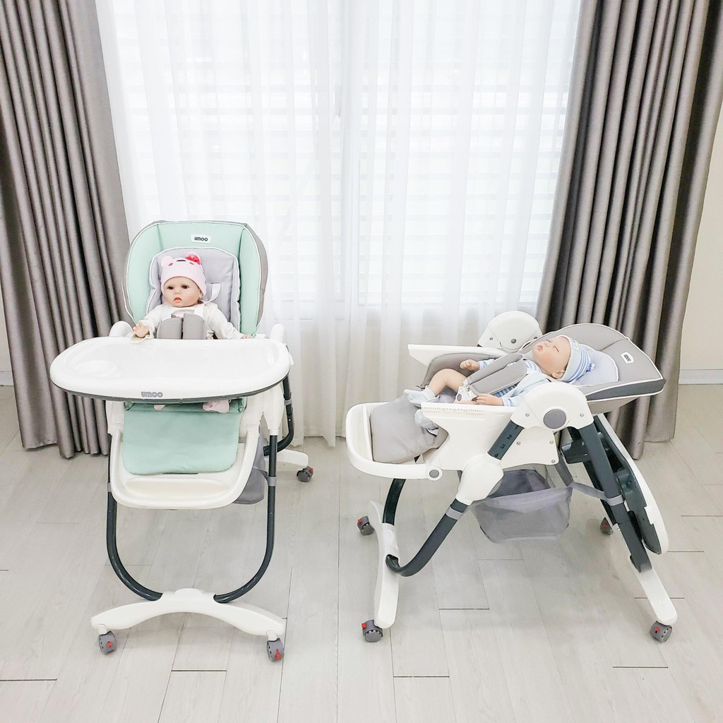 GHẾ ĂN DẶM ĐA NĂNG 9BABY CAO CẤP MẪU MỚI NHẤT 2020