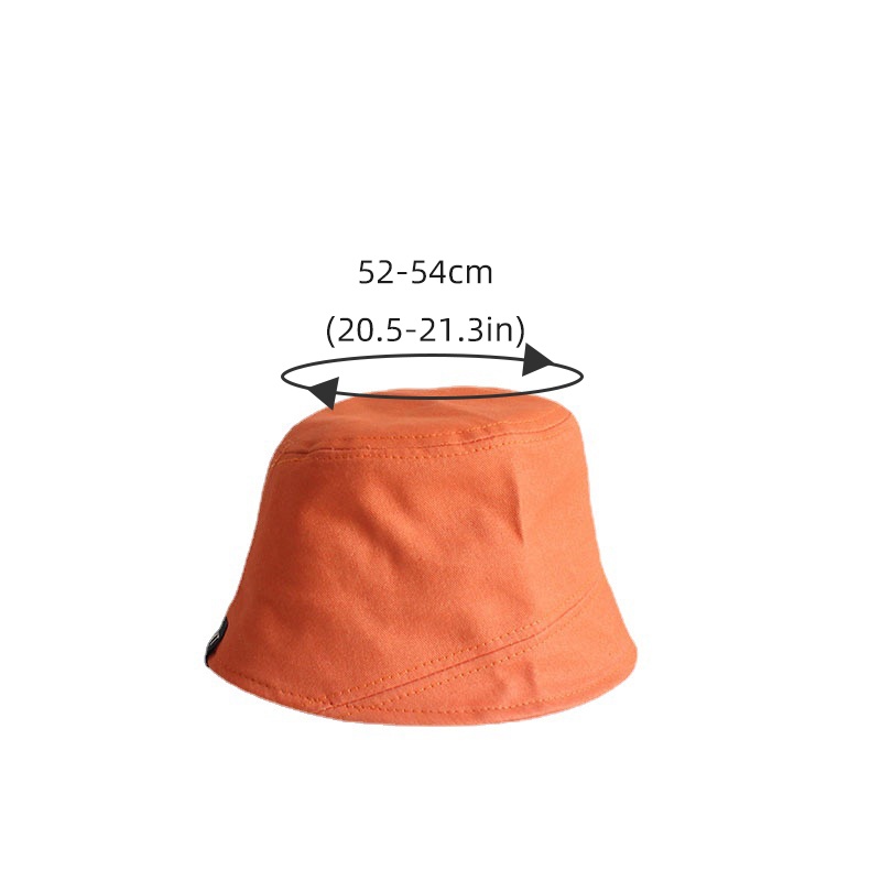 Nón tai bèo cotton mềm màu trơn gấp gọn chống nắng mùa hè cho bé