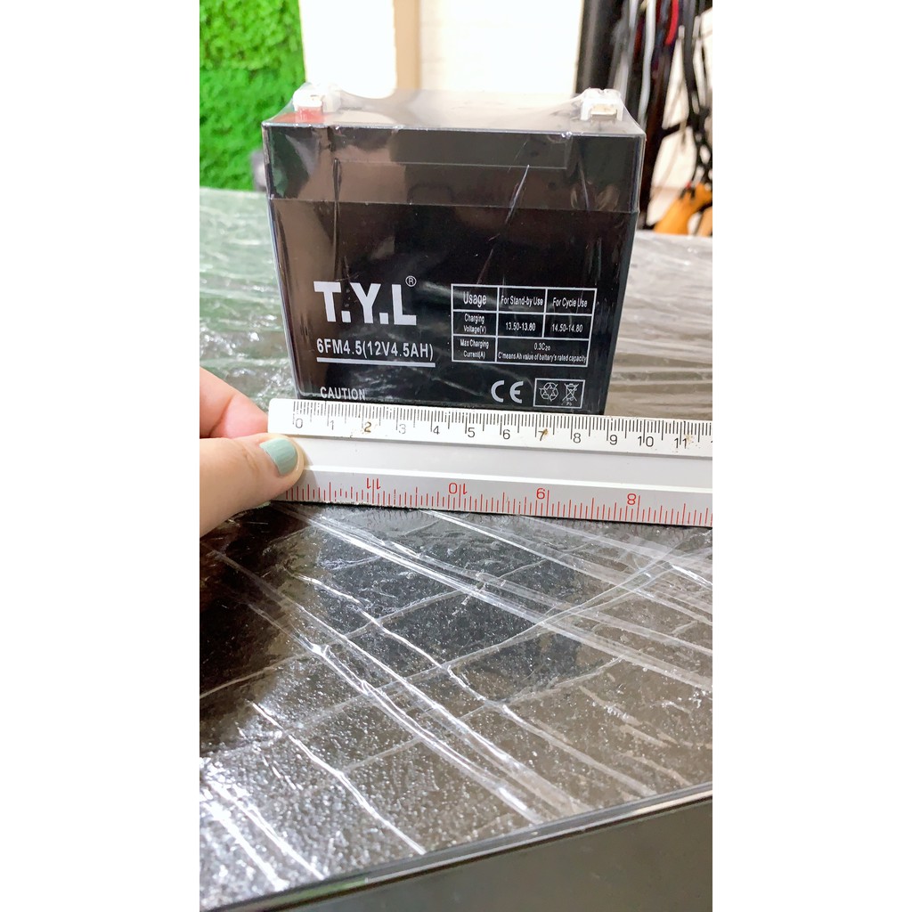 Bình ắc quy 12v-4.5ah, ắc quy 12v cho loa kéo, xe máy - BH 3 tháng - 1 đổi 1  - Hàng chất lượng