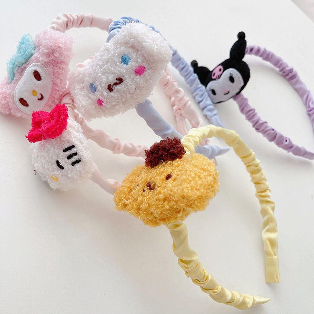 VANES1 Băng Đô Cài Tóc Chống Trượt Hình Thỏ Kuromi Dễ Thương Cho Nữ