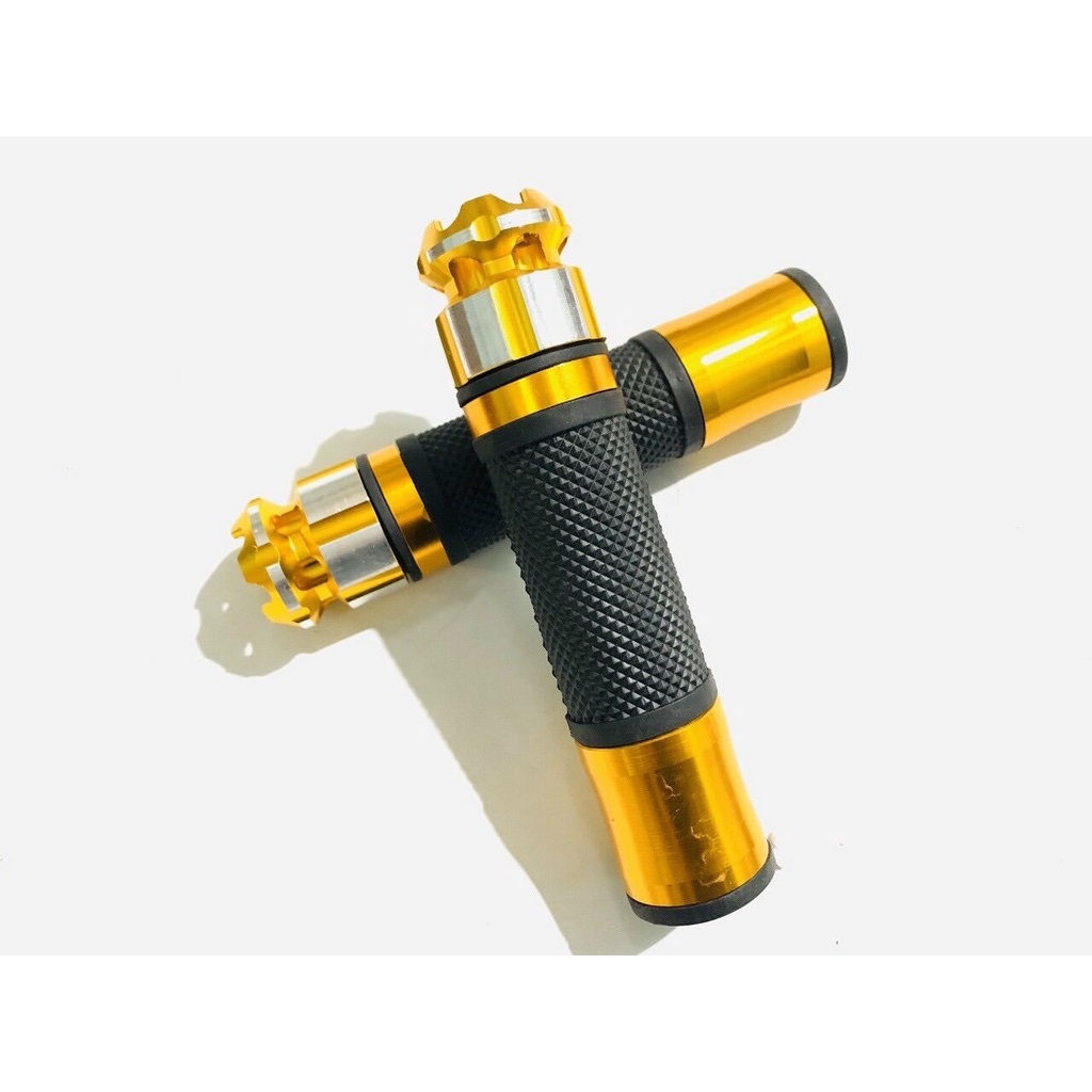 Tay Nắm Rizoma Gù Tròn Tay Nắm Xe Máy Nhôm CNC Cao Su Cao Cấp Hàng Đẹp Đủ Màu Lắp Được Trên Các Dòng Xe Máy